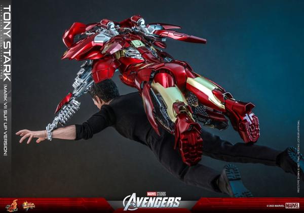 The Avengers Movie Masterpiece Action Figure 1/6 Tony Stark (Mark VII Suit-Up Version) 31 cm