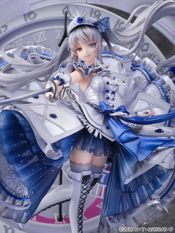 Date A Bullet SHIBUYA SCRAMBLE FIGURE PVC Statue 1/7 The White Queen -Royal Blue Sapphire Dress Ver. 2