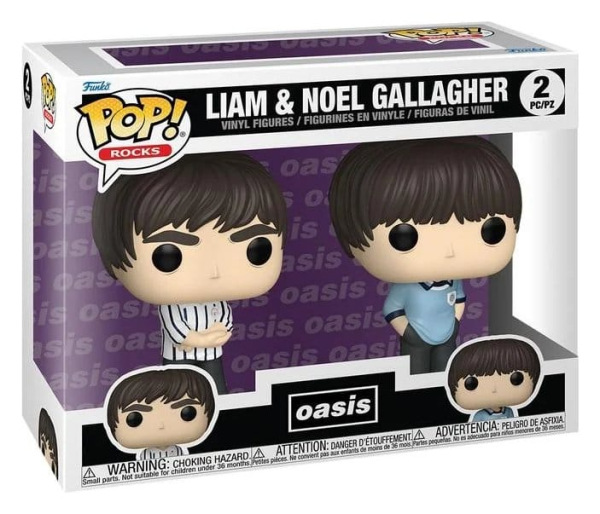 Oasis POP! Vinyl Figures 2-Pack Liam & Noel Gallagher 9 cm 1
