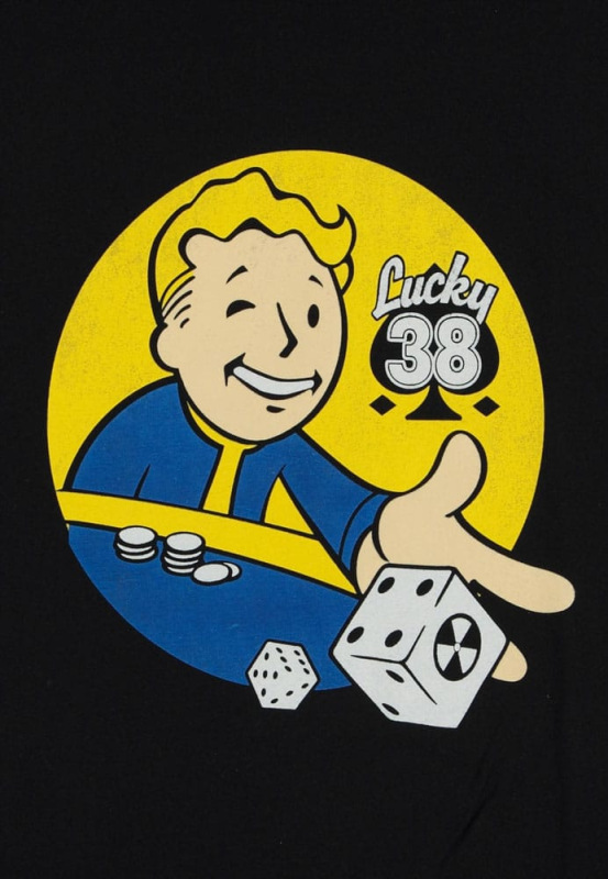 Fallout T-Shirt Lucky 38 Dice 2