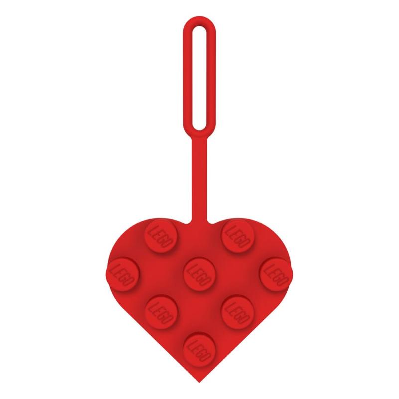 LEGO Minifigures Luggage tag Heart Red 10 cm