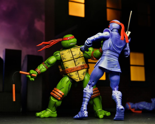 Teenage Mutant Ninja Turtles (Mirage Comics) 4-Pack Action Figures Leonardo, Raphael, Michelangelo, 12