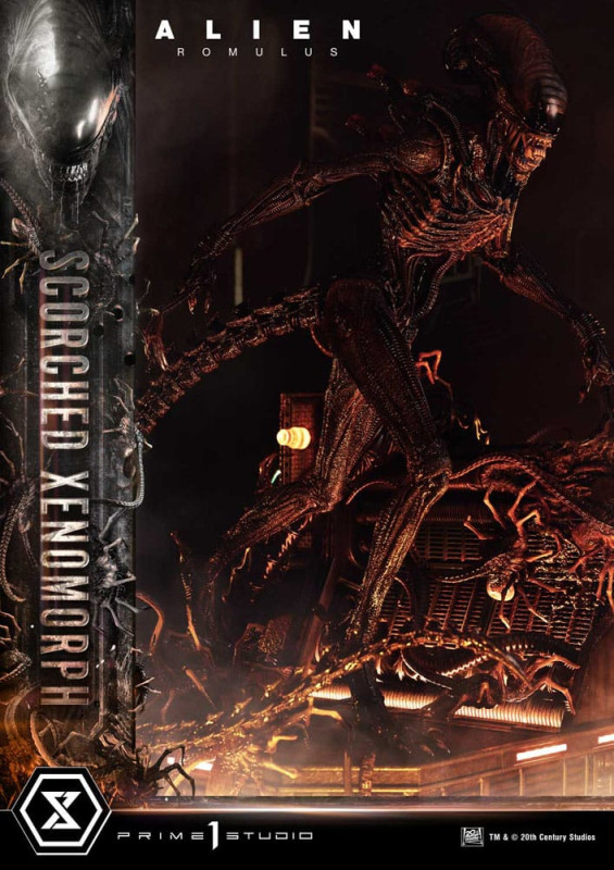 Alien: Romulus Museum Masterline XL Statue 1/3 Scorched Xenomorph 98 cm 11