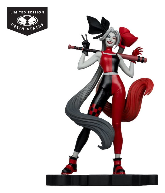 DC Direct Harley Quinn: Red, White & Black Statue 1/10 Harley Quinn by Alex Garner 21 cm 3