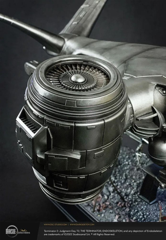 Terminator 2 Judgment Day Replica Aerial Hunter Killer 30th Anniversary Edition 60 cm 14