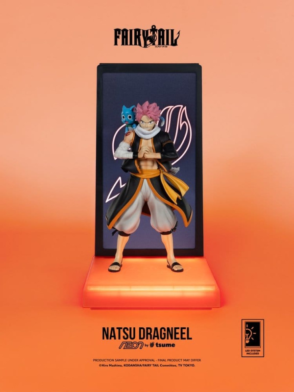Fairy Tail Neon Figure 1/9 Natsu Dragneel 25 cm