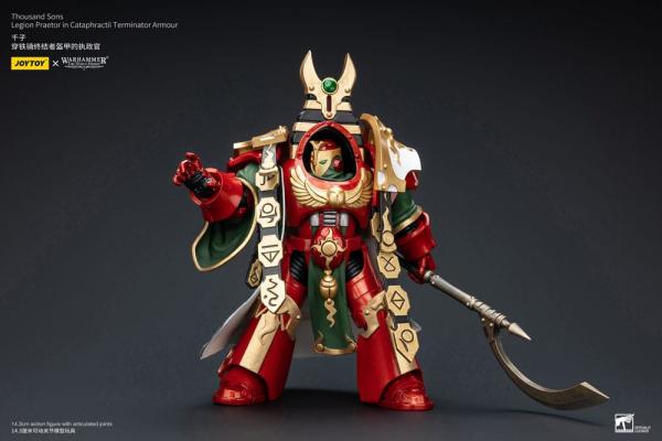 Warhammer The Horus Heresy Action Figure 1/18 Thousand sons Legion Praetor in Cataphractii Terminato