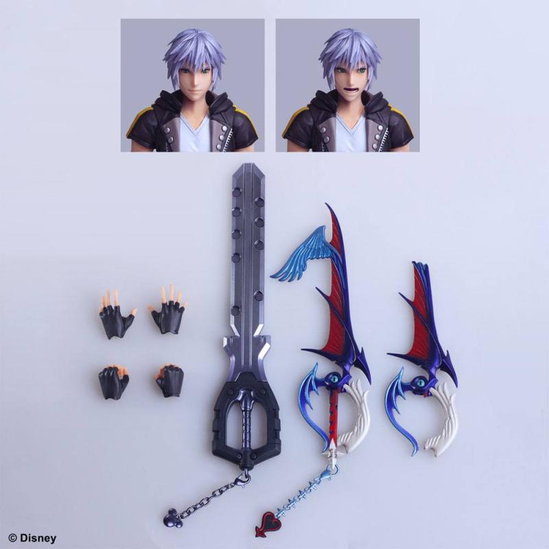 Kingdom Hearts III Play Arts Kai Action Figure Riku Ver. 2 Deluxe 24 cm