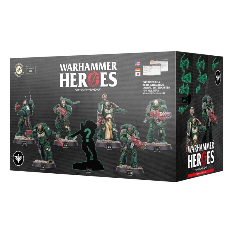 Warhammer Heroes Miniatures Dark Angels Display (8) 3