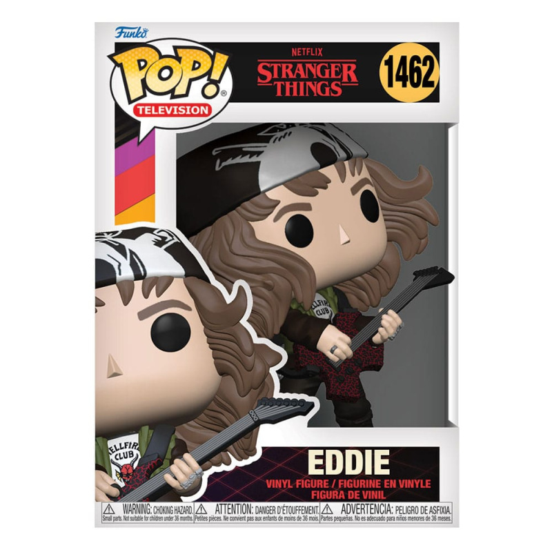 Stranger Things POP! TV Vinyl Figure Hunter Eddie with Guitar 9 cm 1
