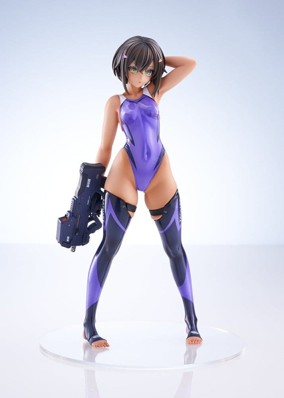 Arms Note PVC Figure 1/7 Buchou-chan of the Swimming Club Purple Swimsuit Ver. 22 cm 12