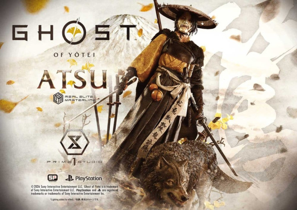 Ghost of Yotei Real Elite Masterline Statue 1/4 Atsu 59 cm 1