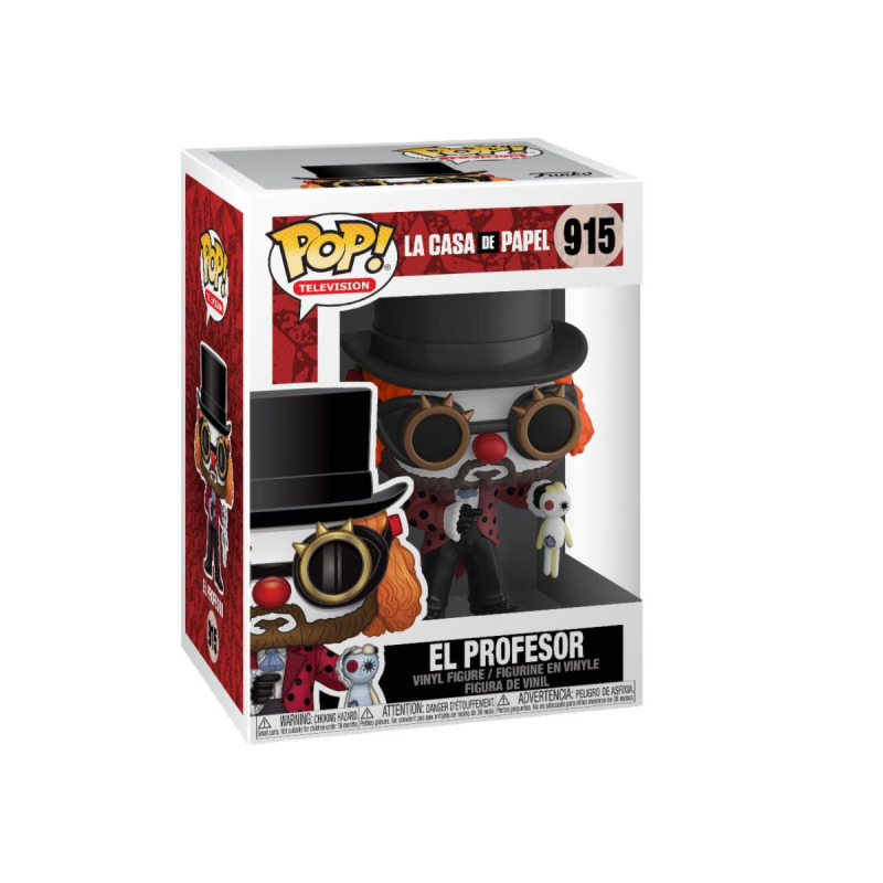 Money Heist POP! TV Vinyl Figure Professor O Clown 9 cm 1
