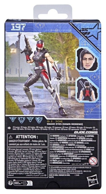 G.I. Joe Classified Series Action Figure Snake Eyes (Dawn Moreno) 15 cm 1