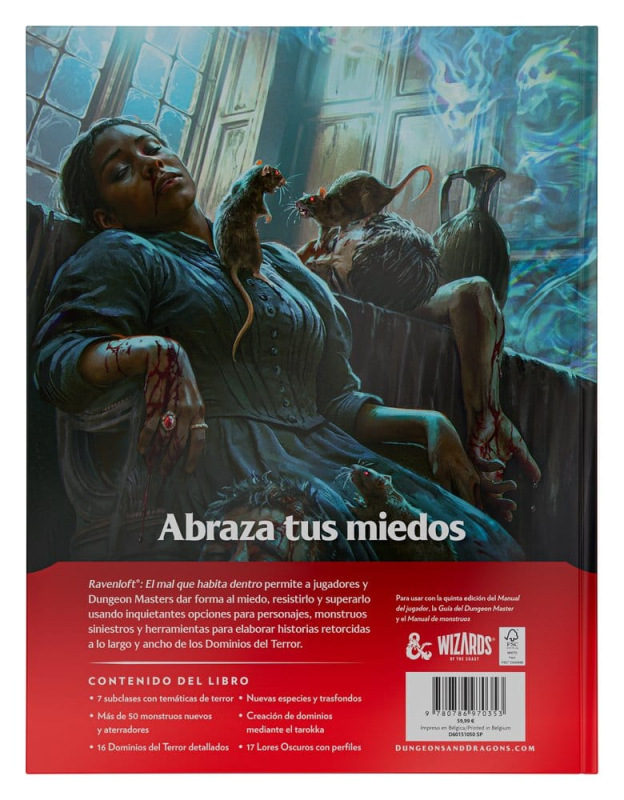 Dungeons & Dragons RPG Ravenloft: El Mal que Habita Dentro Book *Spanish Version* 8