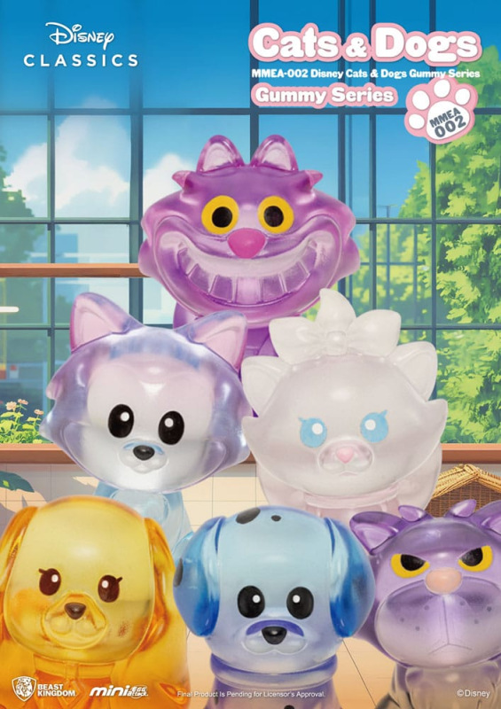 Disney Cats & Dogs Mini Egg Attack Blind Box Figures Gummy Series 3 cm Assortment (24) 5