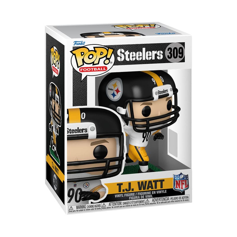 NFL: Legends POP! Sports Vinyl Figure Steelers- TJ Watt 9 cm 1