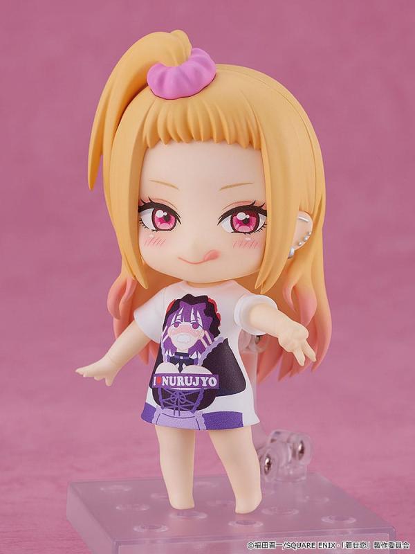 My Dress-Up Darling Nendoroid Action Figure Marin Kitagawa: Slippery Girls Full Graphic T-Shirt Ver. 4