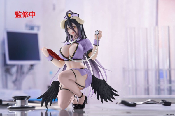 Overlord PVC Figure Desktop Cute Albedo (Nurse Ver.) Renewal 13 cm 1