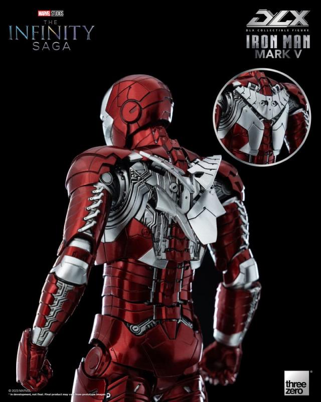 Infinity Saga: Iron Man Mark 5 1/12 DLX Action Figure - ThreeZero