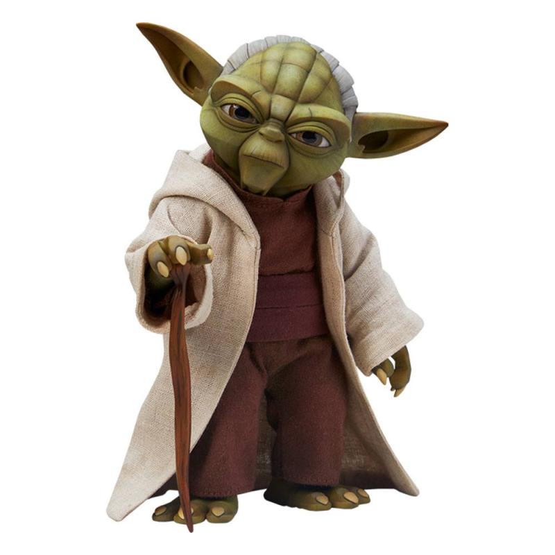 Star Wars The Clone Wars: Yoda 1/6 Action Figure - Sideshow Collectibles