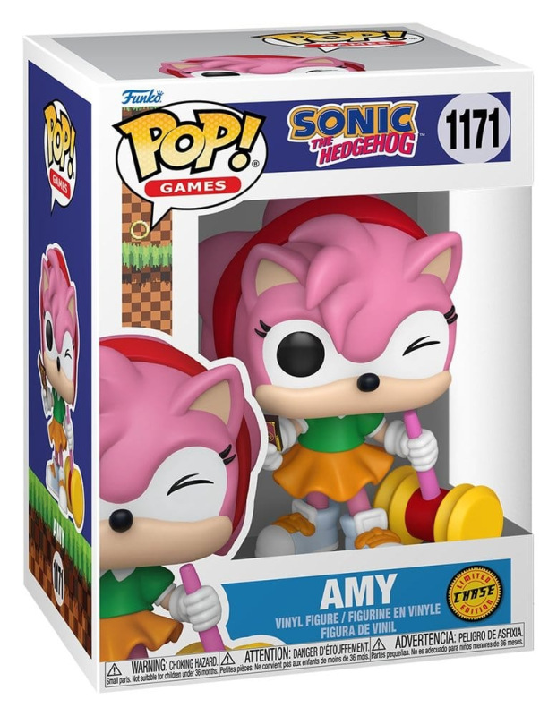 Sonic - The Hedgehog POP! Games Vinyl Figures Amy Rose with Piko Hammer with Chase 9 cm Assortment ( 4
