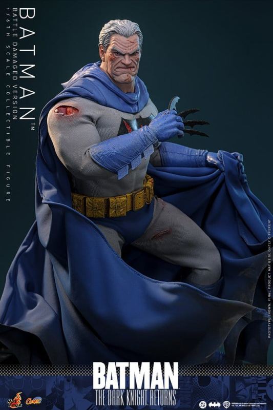 Batman: The Dark Knight Returns Comic Masterpiece Action Figure 1/6 Batman (Battle Damaged Version) 2