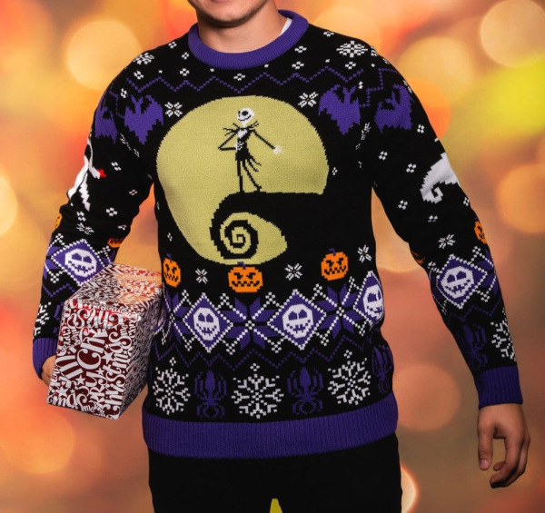 Nightmare Before Christmas Christmas Sweater 8-bit 2