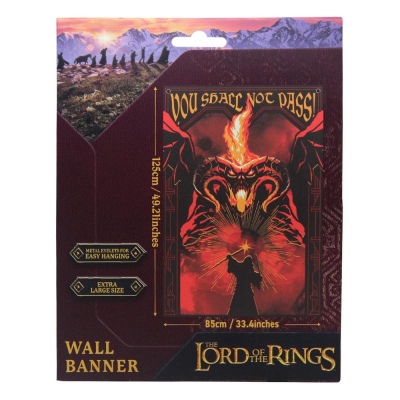 Lord of the Rings Wall Banner You shall not pass! 125 x 85 cm