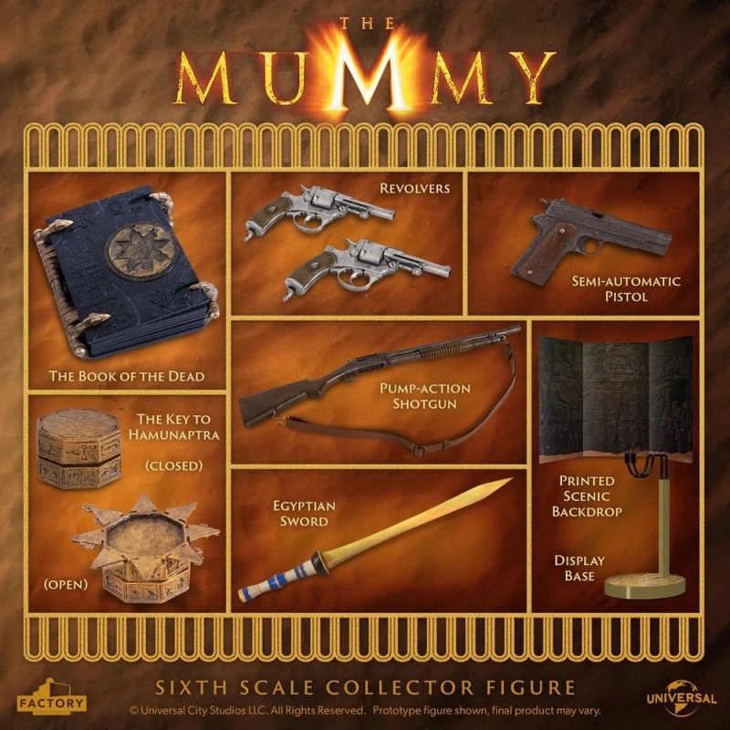 The Mummy Action Figure 1/6 Rick O’Connell 30 cm 7