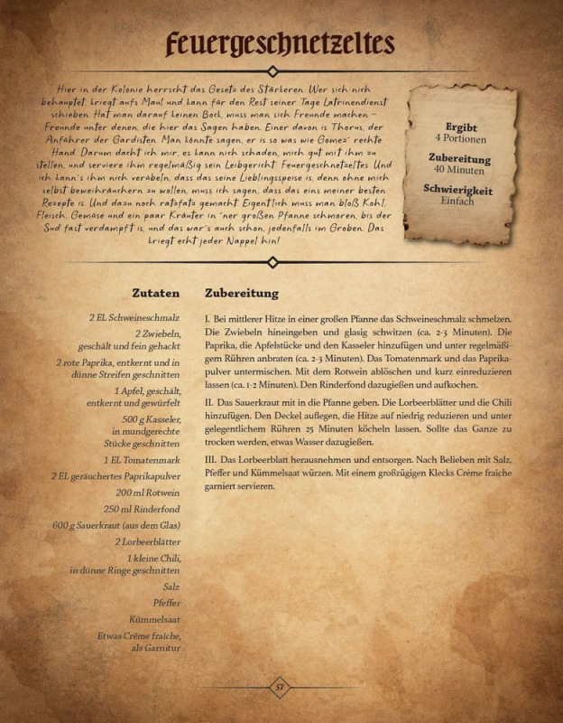 Gothic: The Official Cookbook *German Version* 6