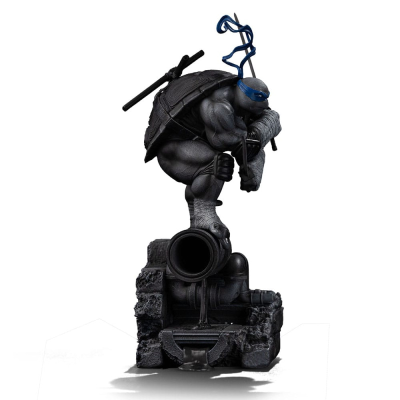 Teenage Mutant Ninja Turtles Art Scale Statue 1/10 Leonardo Black and White Variant 26 cm heo exclus 2