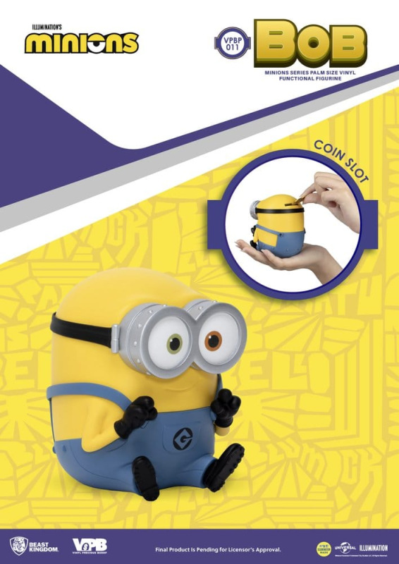 Minions Piggy Vinyl Bank Winnie Bob 10 cm 3