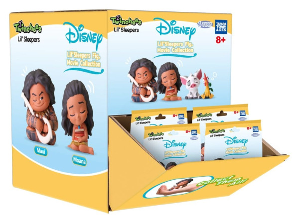 Moana Twinchees Mini Figures Lil' Sleepers 5 cm Blind Pack Display (24) 5