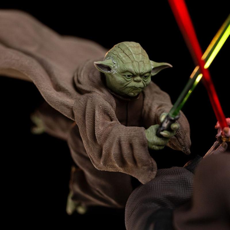 Star Wars Deluxe Art Scale Statue 1/10 Yoda vs Emperor Palpatine (CCXP Exclusive 2024) 31 cm 7