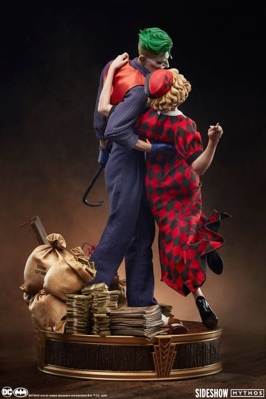 DC Comics Mythos Statue 1/5 The Joker and Harley Quinn: Lawless Love 41 cm 11