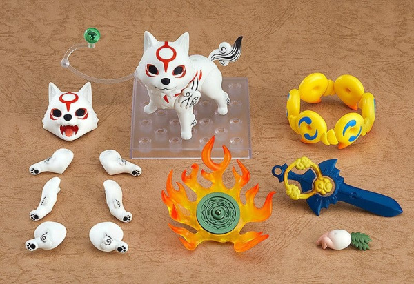 Okami Nendoroid Action Figure Amaterasu DX Ver. 10 cm 2