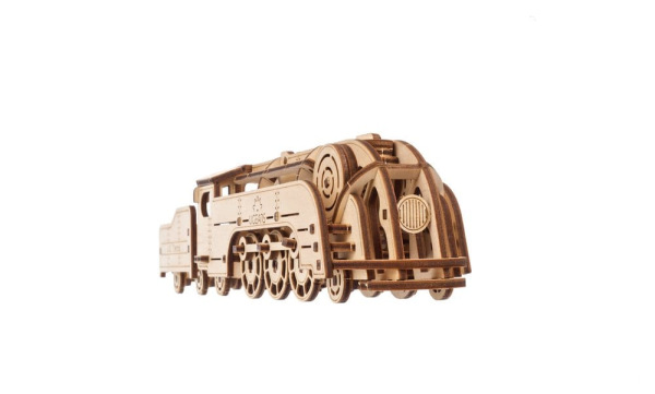 Ugears 3D Wooden Puzzle Mini Locomotive 5