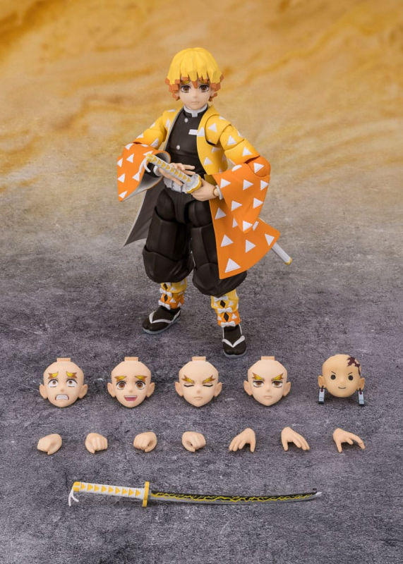Demon Slayer: Kimetsu no Yaiba S.H.Figuarts Action Figure Zenitsu Agatsuma 14 cm 5