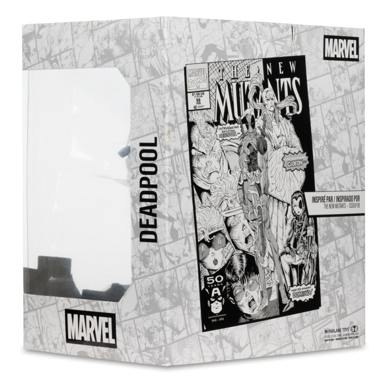Marvel Collection PVC Statue 1/10 Deadpool (The New Mutants #98) (Line Art) (Gold Label) 17 cm 9