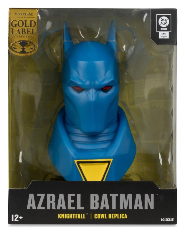 Batman DC Direct Mini-Replica 1/3 Azrael Batman Mask (Batman: Knightfall) (Gold Label Collection) 18 6