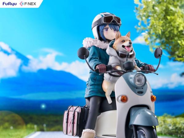 Laid Back Camp F:NEX PVC Statue 1/7 Rin Shima 20 cm