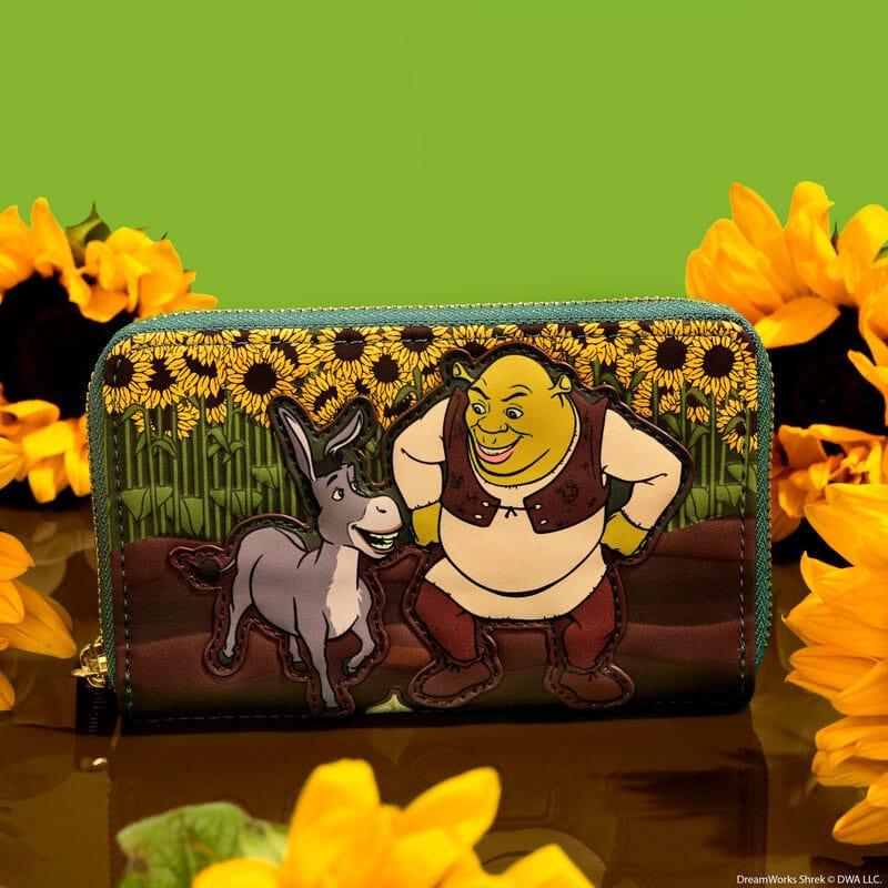 Dreamworks by Loungefly Wallet Shrek & Donkey Sunflower Field 5