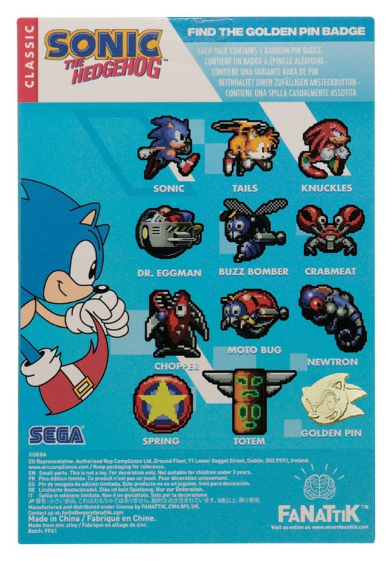 Sonic The Hedgehog Mystery Pin Badges Blind Box Display (12) 13