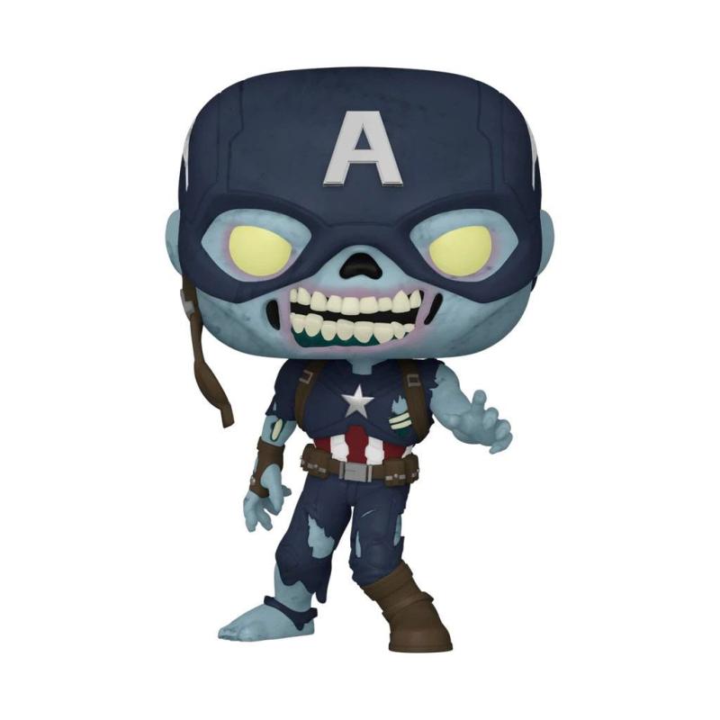 What If...?: Zombie Captain America Exclusive 9 cm POP! Animation Vinyl Figure - Funko