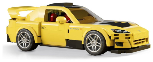 Hot Wheels Speed Series Mattel Brick Shop Building Set 1/32 '07 Honda S2000 4