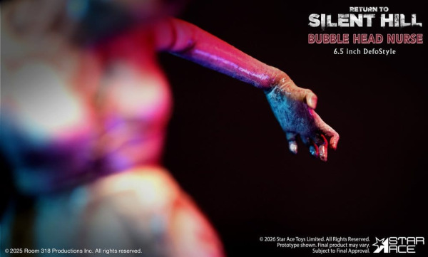 Return to Silent Hill (2026) DefoStyle Figure Bubble Head Nurse 16.5 cm 3