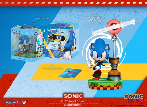 Sonic the Hedgehog: Sonic Collector's Edition 27 cm PVC Statue - First 4 Figures