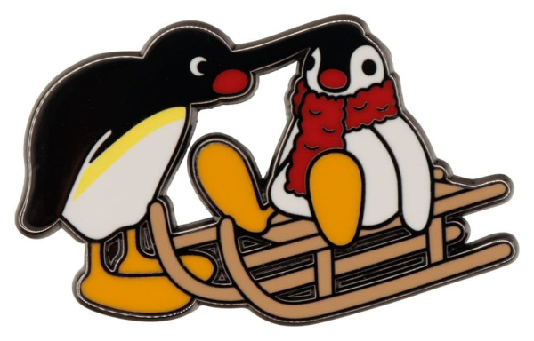 Pingu Mystery Pin Badges Blind Box Display (12) 11