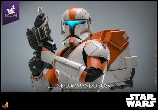 Star Wars: The Clone Wars Action Figure 1/6 Clone Commando Boss Hot Toys Exclusive 30 cm 10